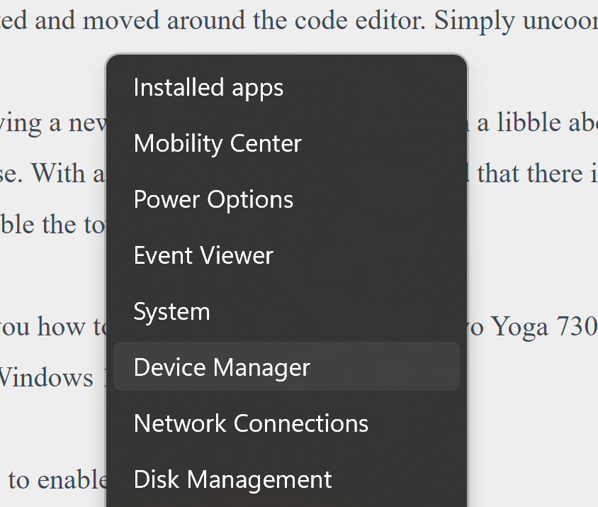 Windows Device Manager